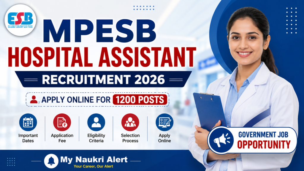 MPESB Hospital Assistant Recruitment 2026 - My Naukri Alert
