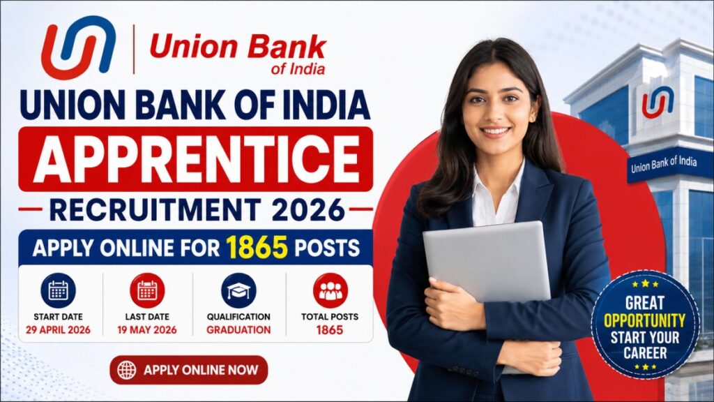 Union Bank of India Apprentice Recruitment 2026 Apply Online - My Naukri Alert